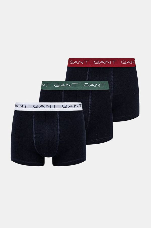 Gant Bokserice Gant 3-pack za muškarce, boja: tamno plava, 902443003