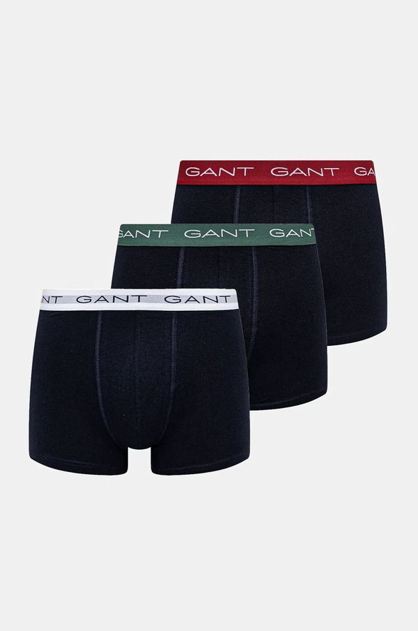 Gant Bokserice Gant 3-pack za muškarce, boja: tamno plava, 902443004