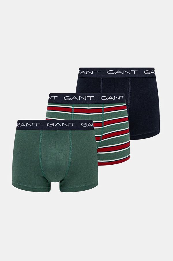 Gant Bokserice Gant 3-pack za muškarce, boja: tamno plava, 902443033