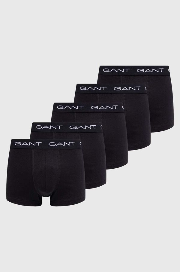 Gant Bokserice Gant 5-pack za muškarce, boja: crna