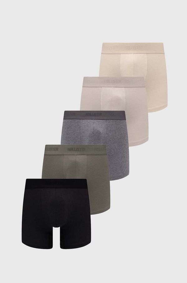 Hollister Co. Bokserice Hollister Co. 5-pack za muškarce, boja: bež, KI314-4013