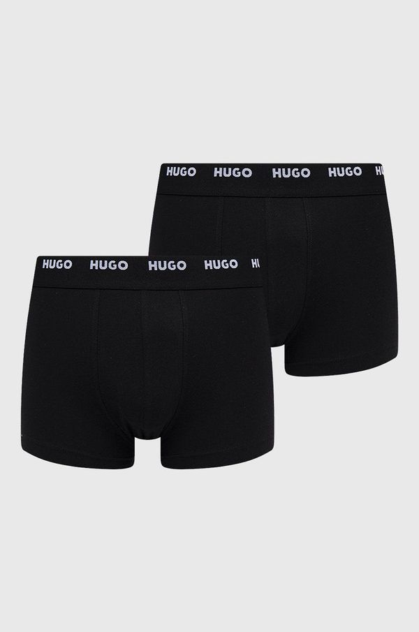 Hugo Bokserice HUGO 5-pack za muškarce, boja: crna
