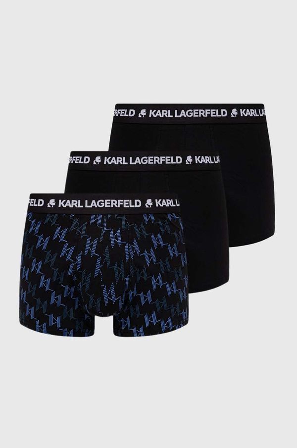 Karl Lagerfeld Bokserice Karl Lagerfeld 3-pack za muškarce, boja: crna, 245M2113