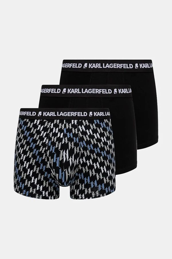 Karl Lagerfeld Bokserice Karl Lagerfeld 3-pack za muškarce, boja: crna, 246M2100