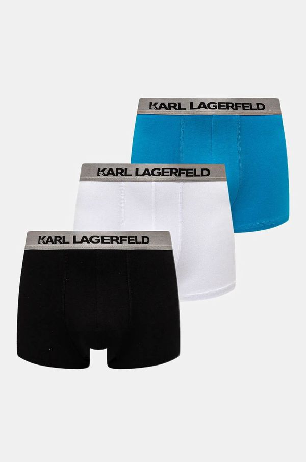 Karl Lagerfeld Bokserice Karl Lagerfeld 3-pack za muškarce, boja: siva, A1M47020