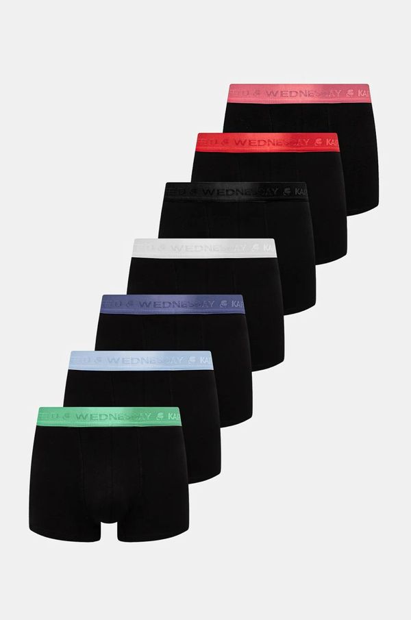 Karl Lagerfeld Bokserice Karl Lagerfeld 7-pack za muškarce, boja: crna, A1M47118
