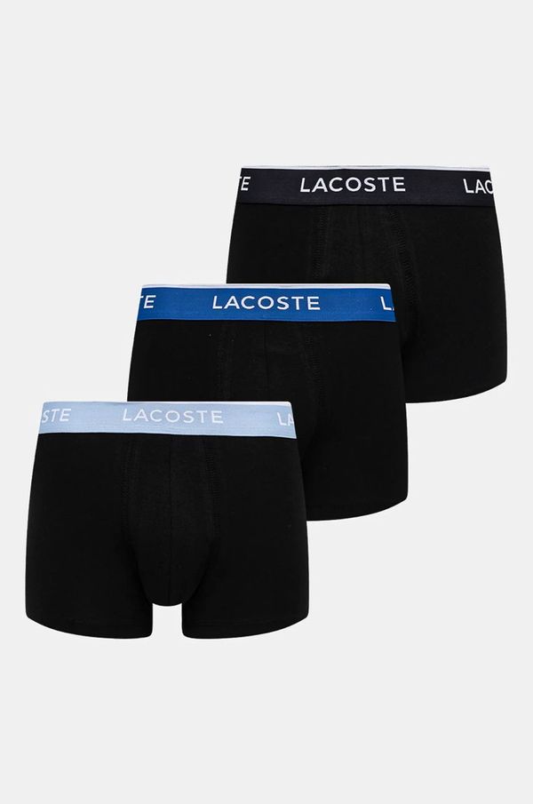 Lacoste Bokserice Lacoste 3-pack za muškarce, boja: crna, 5H1297