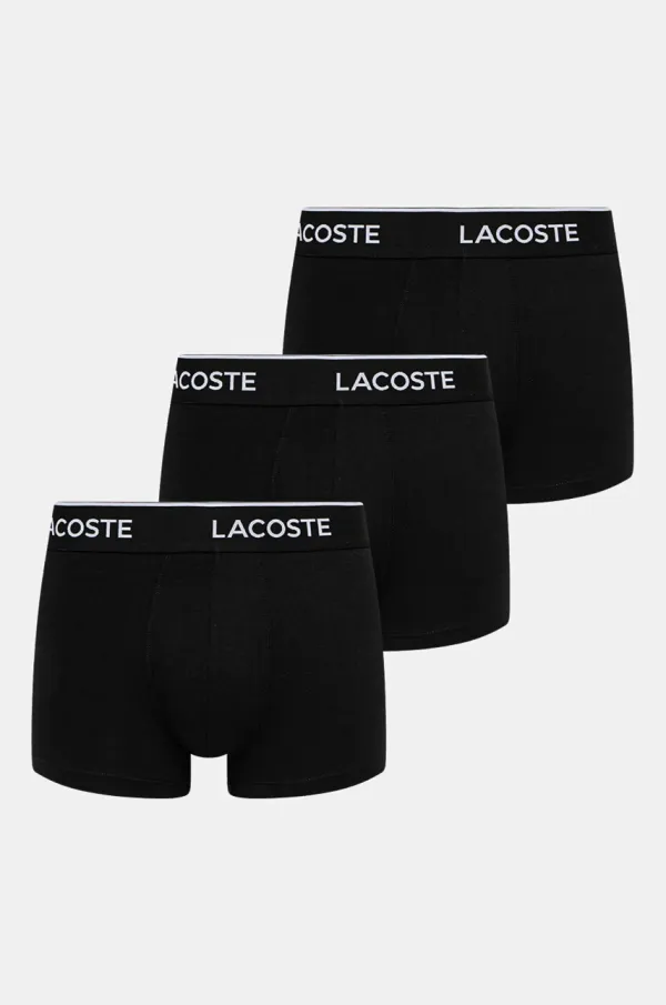 Lacoste Bokserice Lacoste 3-pack za muškarce, boja: crna, 5H1300