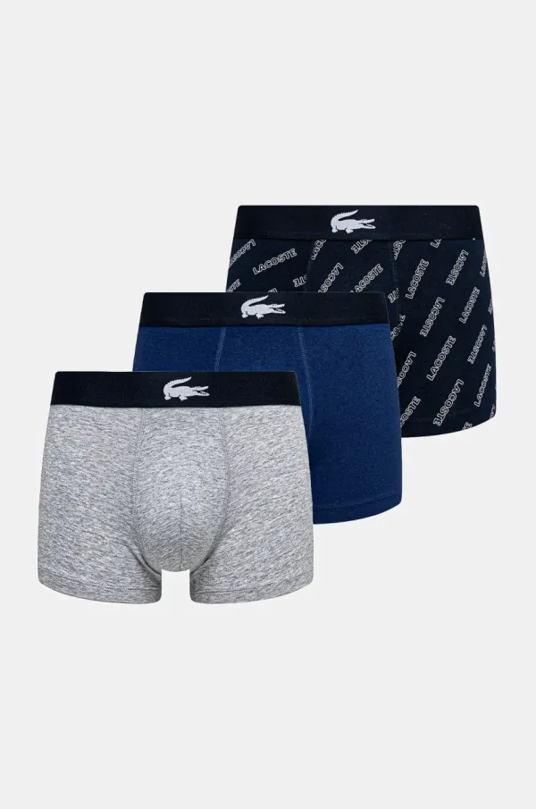 Lacoste Bokserice Lacoste 3-pack za muškarce, boja: tamno plava, 5H1288