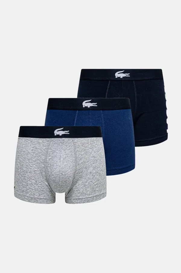 Lacoste Bokserice Lacoste 3-pack za muškarce, boja: tamno plava, 5H1291