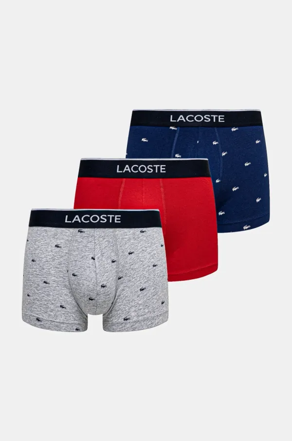 Lacoste Bokserice Lacoste 3-pack za muškarce, boja: tamno plava, 5H1299