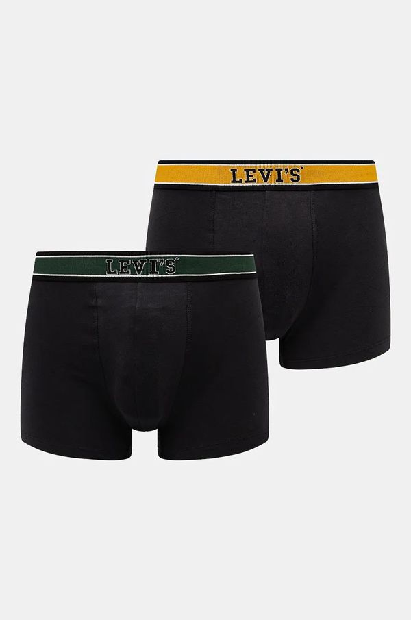 Levi's Bokserice Levi's 2-pack za muškarce, boja: crna, 37149-1017