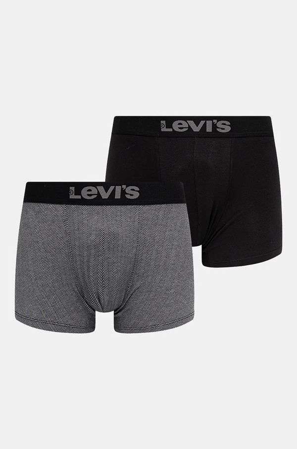 Levi's Bokserice Levi's 2-pack za muškarce, boja: crna, 37149-1029