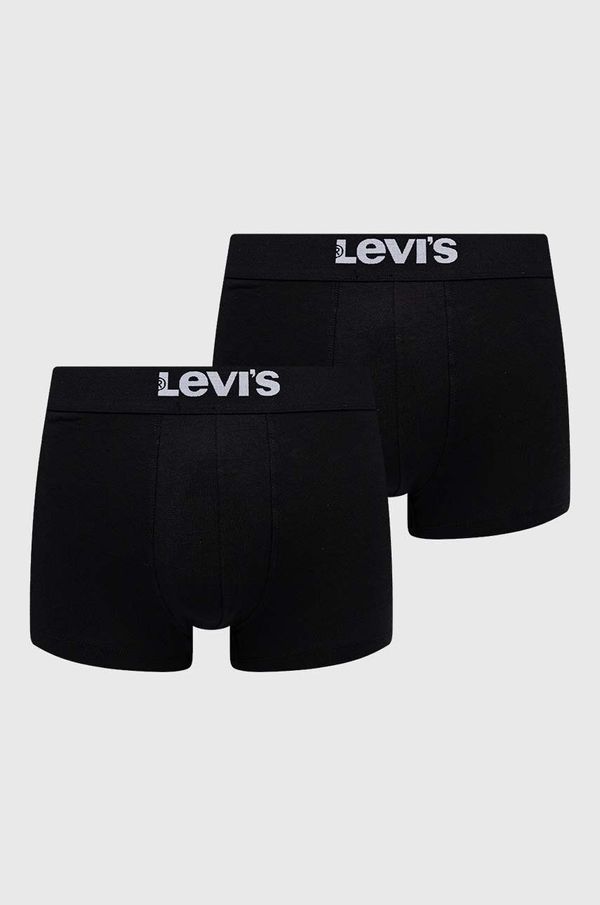 Levi's Bokserice Levi's 2-pack za muškarce, boja: crna, 37149.0805-001