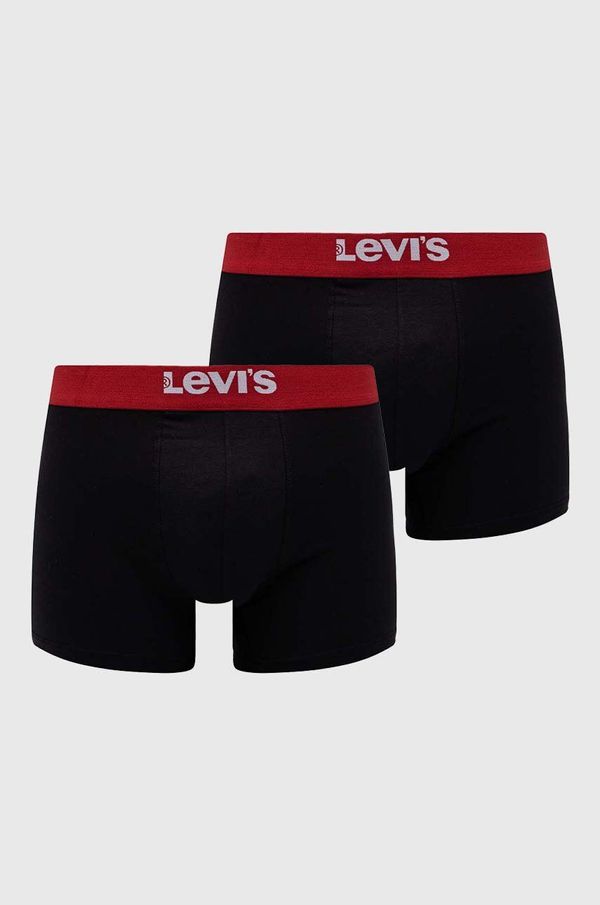 Levi's Bokserice Levi's 2-pack za muškarce, boja: crna, 37149.0811-008