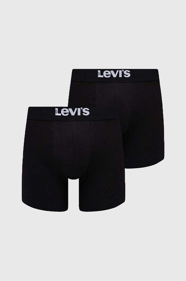 Levi's Bokserice Levi's 2-pack za muškarce, boja: crna, 37149.0824-005