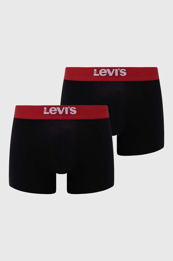 Levi's Bokserice Levi's 2-pack za muškarce, boja: crna, 37149.0829-004