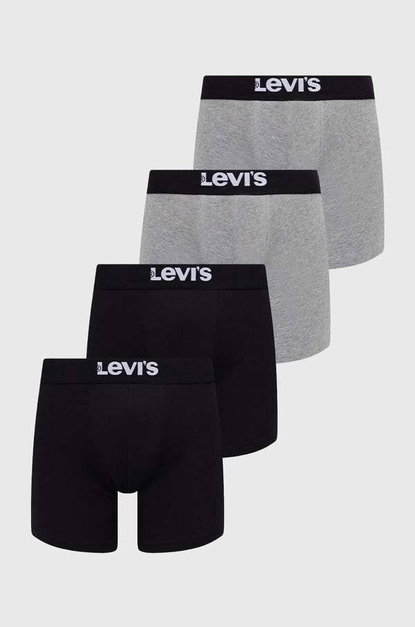 Levi's Bokserice Levi's 4-pack za muškarce, boja: crna