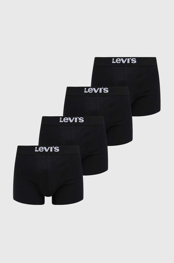 Levi's Bokserice Levi's 4-pack za muškarce, boja: tamno plava