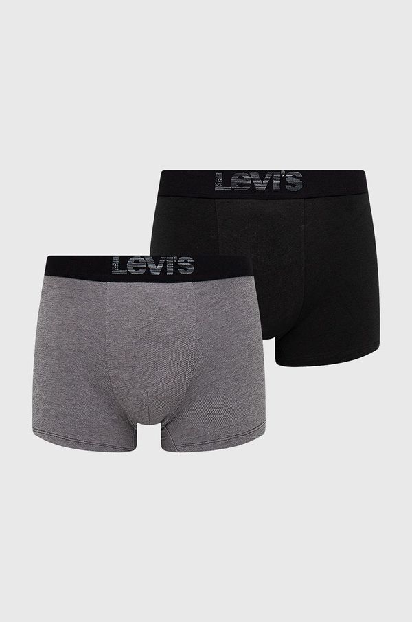 Levi's Bokserice Levi's za muškarce, boja: crna, 37149.0625-greyblack