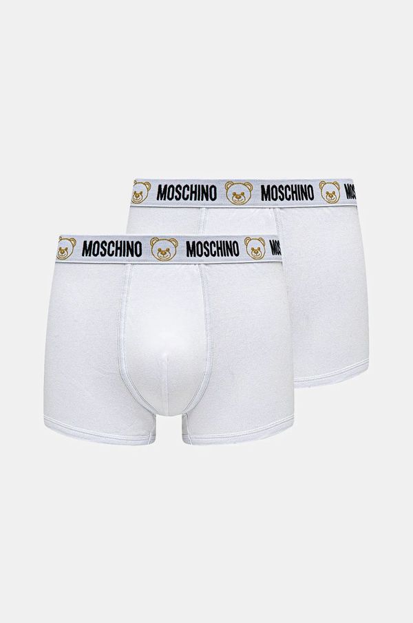 Moschino Underwear Bokserice Moschino Underwear 2-pack za muškarce, boja: bijela, 13034406