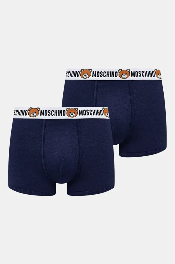 Moschino Underwear Bokserice Moschino Underwear 2-pack za muškarce, boja: tamno plava, 13874402