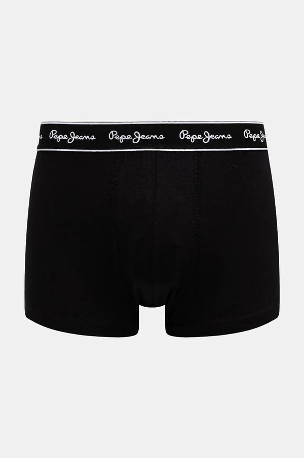 Pepe Jeans Bokserice Pepe Jeans SOLID TK 3P 3-pack za muškarce, boja: crna, PMU11171