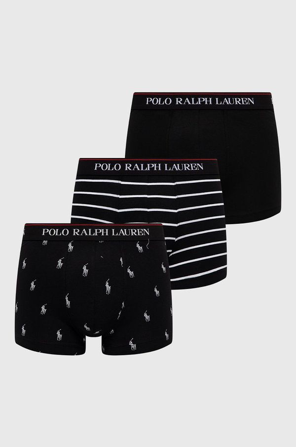 Polo Ralph Lauren Bokserice Polo Ralph Lauren (3-pack) za muškarce, boja: crna