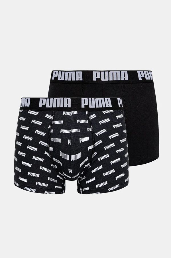 Puma Bokserice Puma 2-pack za muškarce, boja: crna, 938324