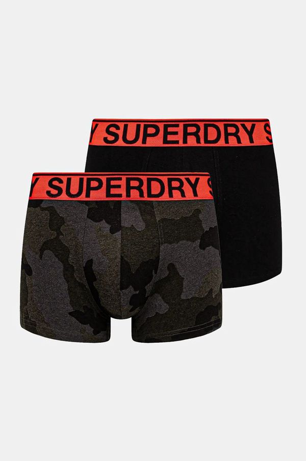 Superdry Bokserice Superdry 2-pack za muškarce, boja: crna, M3110461A-CS4