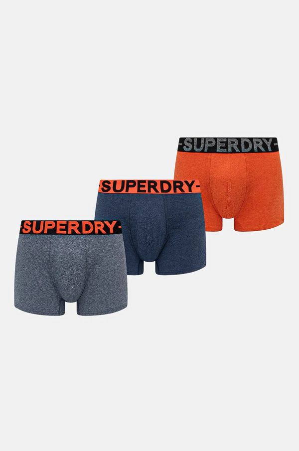 Superdry Bokserice Superdry za muškarce, boja: tamno plava, M3110452A-1MY