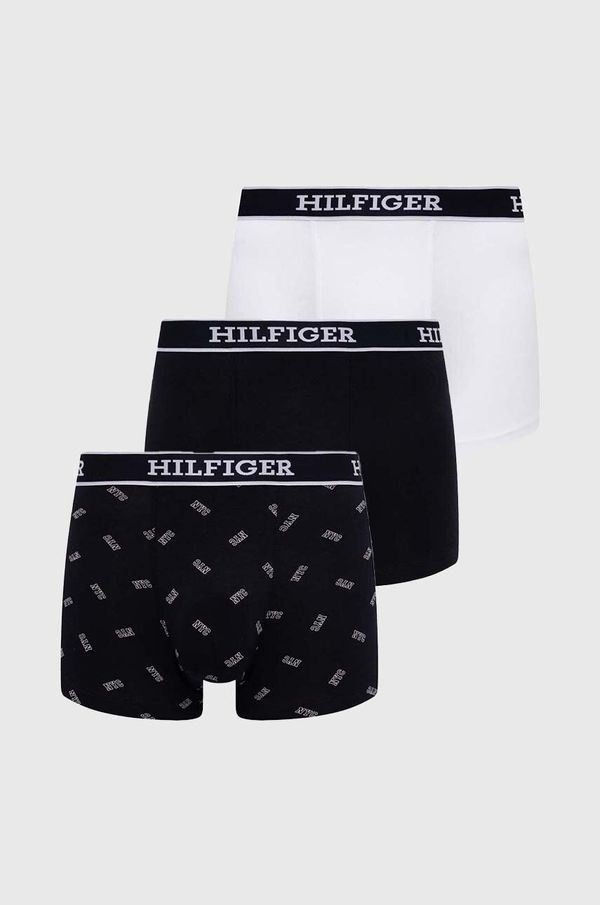 Tommy Hilfiger Bokserice Tommy Hilfiger 3-pack za muškarce, boja: tamno plava, UM0UM03284