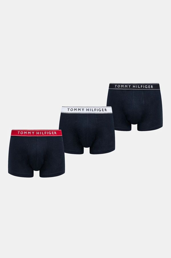 Tommy Hilfiger Bokserice Tommy Hilfiger 3-pack za muškarce, boja: tamno plava, UM0UM03457