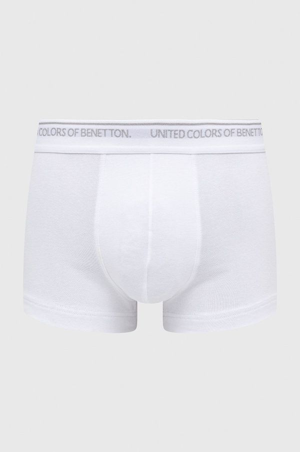 United Colors of Benetton Bokserice United Colors of Benetton za muškarce, boja: bijela