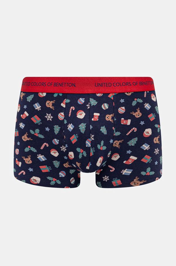 United Colors of Benetton Bokserice United Colors of Benetton za muškarce, boja: tamno plava, 3TRL2X01A