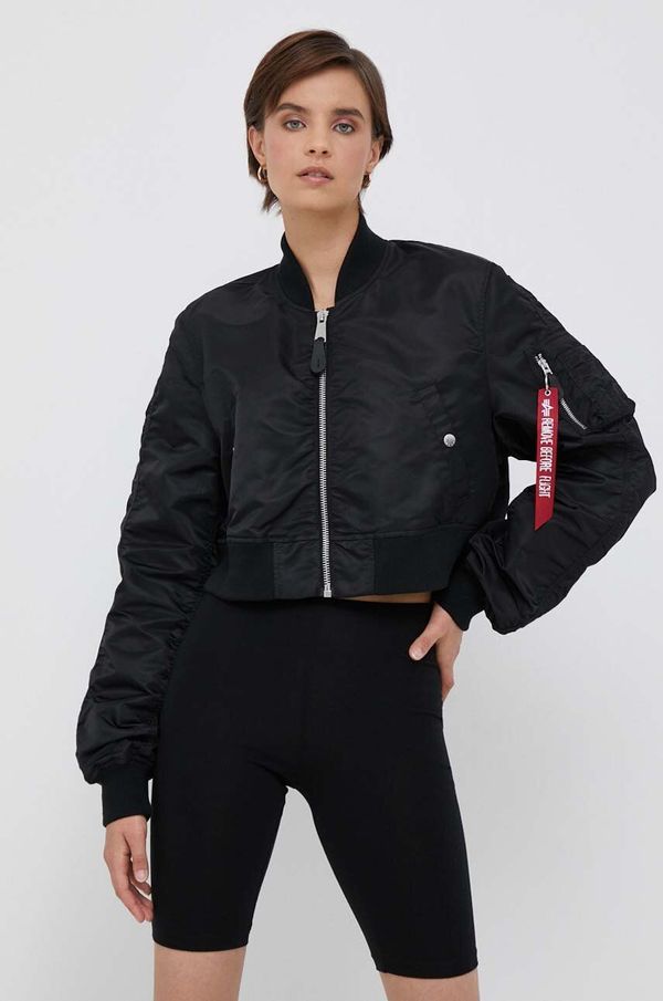 Alpha Industries Bomber jakna Alpha Industries MA-1 BOXY WMN za žene, boja: crna, za prijelazno razdoblje