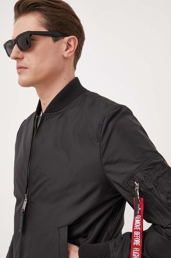 Alpha Industries Bomber jakna Alpha Industries MA-1 TT za muškarce, boja: crna, za prijelazno razdoblje, 191103.03-Black 191103.03
