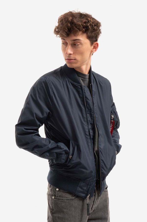 Alpha Industries Bomber jakna Alpha Industries MA-1 TT za muškarce, boja: tamno plava, za prijelazno razdoblje, 191103.07-navy