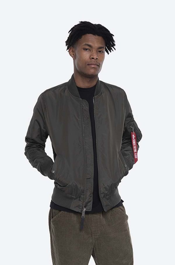 Alpha Industries Bomber jakna Alpha Industries MA-1 TT za muškarce, boja: zelena, za prijelazno razdoblje, 191103.04-green