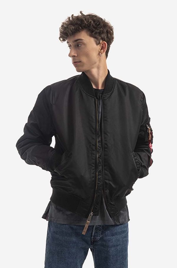 Alpha Industries Bomber jakna Alpha Industries MA-1 VF 59 za muškarce, boja: crna, za prijelazno razdoblje, 191118.03-black