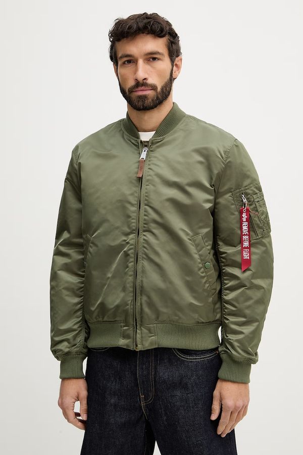Alpha Industries Bomber jakna Alpha Industries MA 1 VF 59 za muškarce, boja: zelena, za prijelazno razdoblje, 191118.01-green