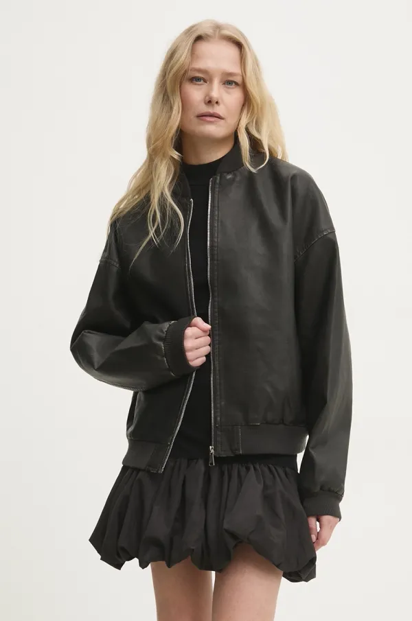 Answear Lab Bomber jakna Answear Lab za žene, boja: smeđa, za prijelazno razdoblje