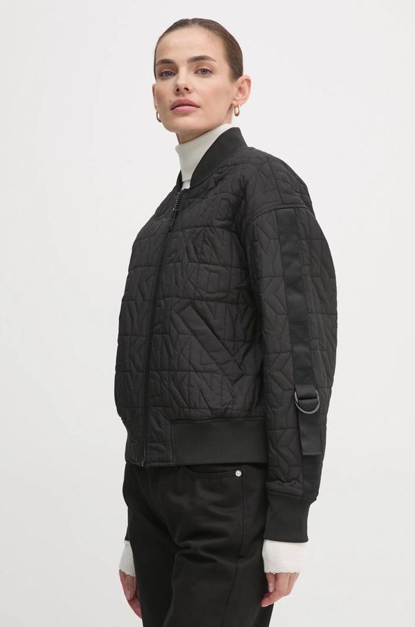 DKNY Bomber jakna Dkny za žene, boja: crna, za prijelazno razdoblje, P4MJ6Y20