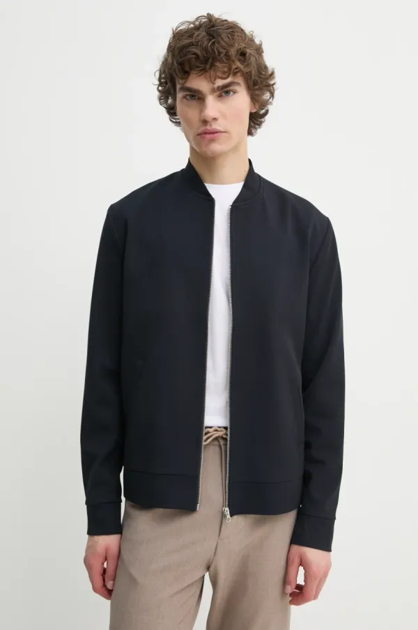 Les Deux Bomber jakna Les Deux za muškarce, boja: tamno plava, za prijelazno razdoblje