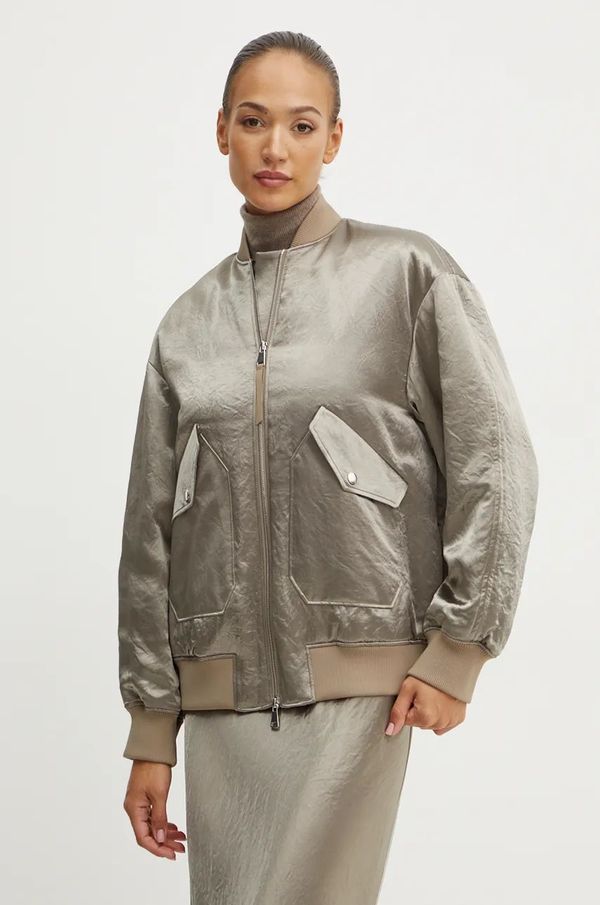 Max Mara Leisure Bomber jakna Max Mara Leisure za žene, boja: zelena, za prijelazno razdoblje, 2426486048600