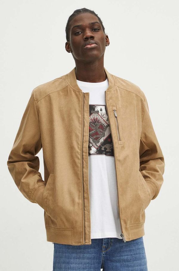 Medicine Bomber jakna Medicine za muškarce, boja: bež, za prijelazno razdoblje