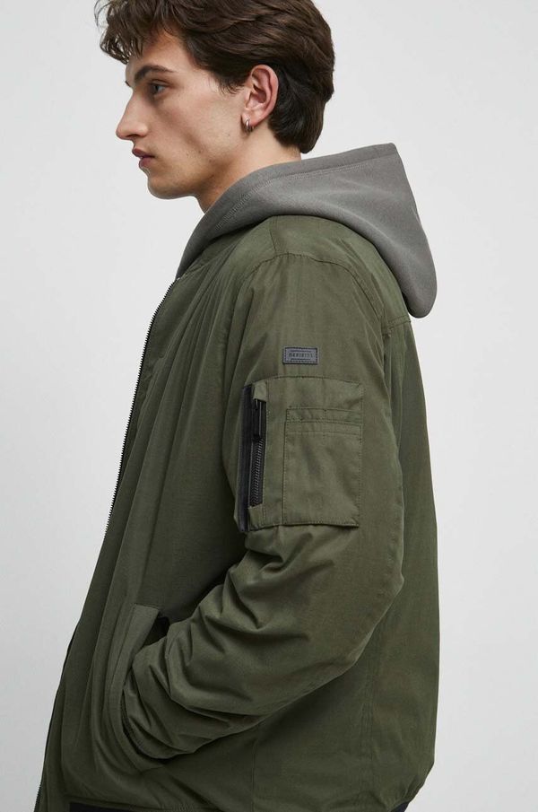 Medicine Bomber jakna Medicine za muškarce, boja: zelena, za prijelazno razdoblje