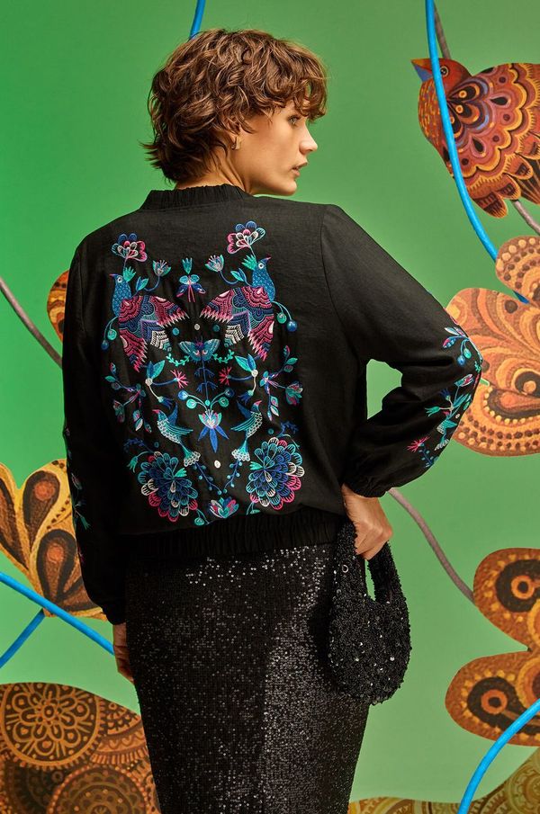 Medicine Bomber jakna Medicine za žene, boja: crna