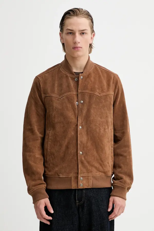 AllSaints Bomber jakna od brušene kože AllSaints