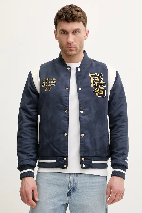 Puma Bomber jakna Puma PUMA X STAPLE Varsity Jacket